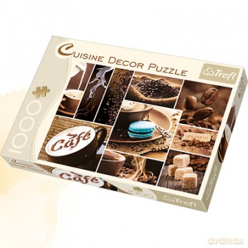 Trefl 1000 Decor Kawa [PUZZLE]