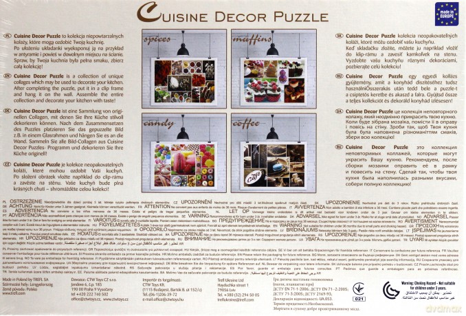 TREFL 1000 el. Decor Muffiny [PUZZLE]