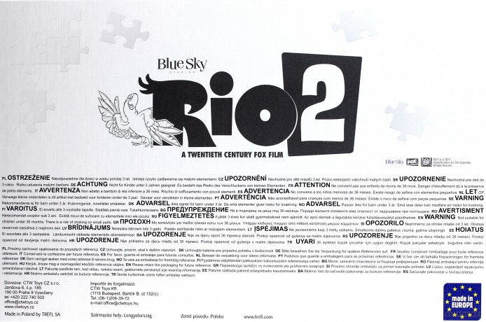 TREFL 2w1 Fox Film Rio 2 [PUZZLE]