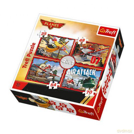 Trefl 4w1 Samoloty W Akcji [PUZZLE]