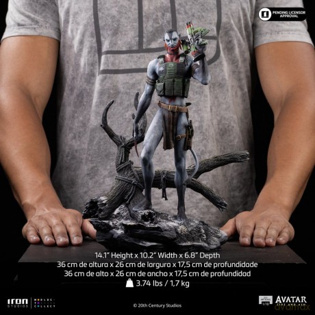 Avatar 3: Fire and Ash Art Scale Statue 1/10 Miles Quaritch 36 cm