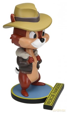 Chip'n Dale Rescue Rangers Head Knocker Chip 17 cm