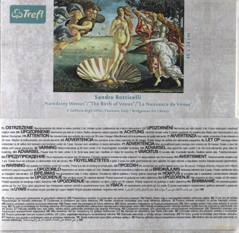 TREFL Gift 500 el. Narodziny Wenus [PUZZLE]