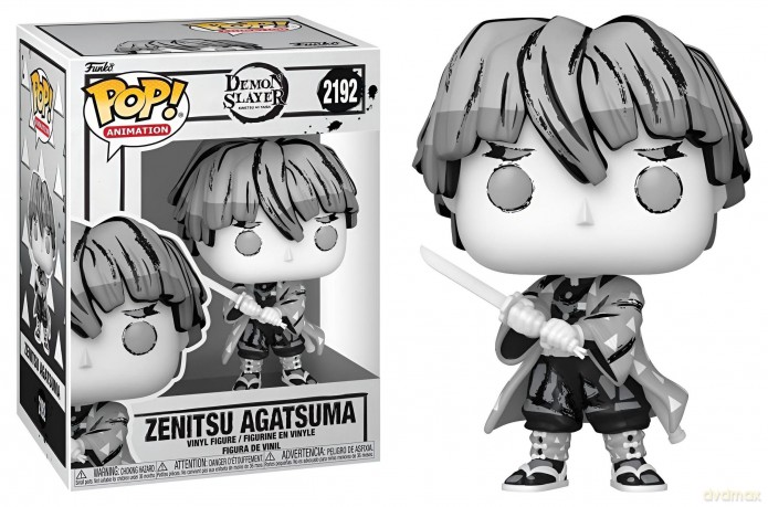 Demon Slayer: Kimetsu no Yaiba POP! Animation Vinyl Figures Zenitsu(Sumi-Ink) 9 cm