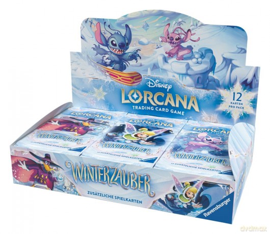 Disney Lorcana TCG Winterzauber Booster Display (24) German Edition