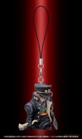 JoJo's Bizarre Adventure: Stardust Crusaders Mini figures Set Chozo Mascot Strap Collection Blind Box (6)