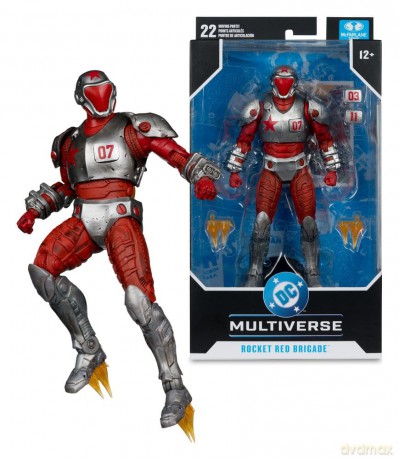 Justice League: Generation Lost DC Multiverse Action Figure Rocket Red Brigade 18 cm