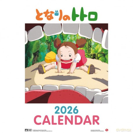 My Neighbor Totoro Calendar 2026 English Version