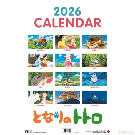 My Neighbor Totoro Calendar 2026 English Version