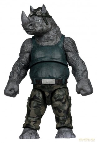 Teenage Mutant Ninja Turtles Page Punchers Action Figure Rocksteady 17 cm