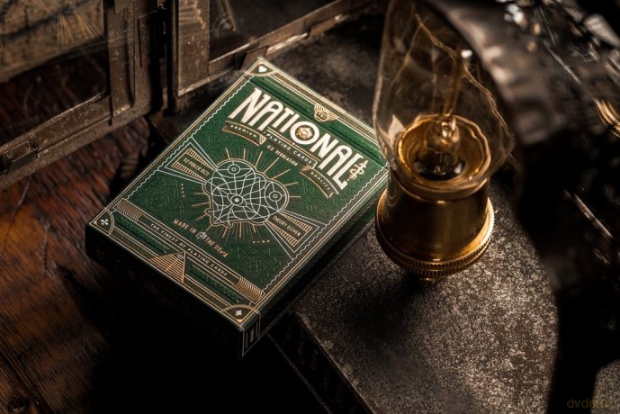 Theory 11 Playing Cards National Green
