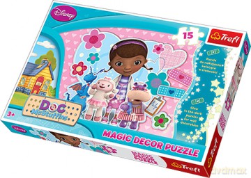 TREFL 15 el. Magic Decor Klinika Pluszaków [PUZZLE]