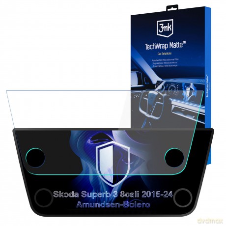 Skoda Superb 3 2015-24 Amundsen-Bolero - 3mk TechWrap Matte Center Display