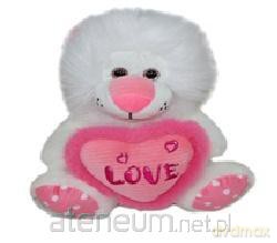 Lew z sercem 24 cm