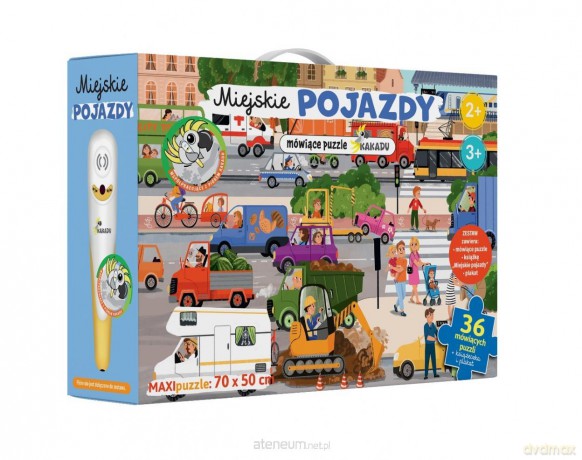 Miejskie pojazdy z puzzlami mówiącymi Kakadu [PUZZLE]