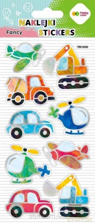 Naklejki 3D Fancy Vehicles Fun 90x210