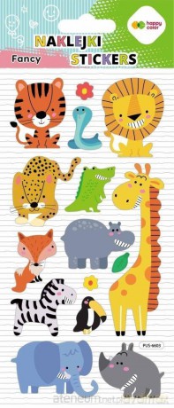 Naklejki 3D Fancy Wild Animals 90x210