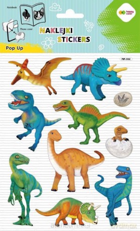 Naklejki 3D Pop Up Dino World 146x240