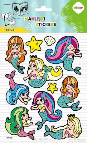 Naklejki 3D Pop Up Little Sirens 146x240