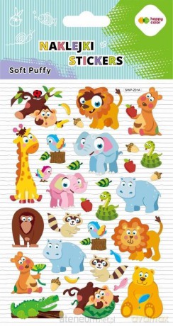 Naklejki 3D Soft Puffy Safari 110x205