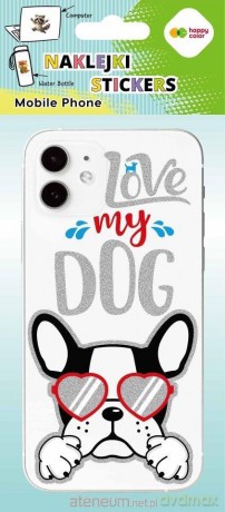 Naklejki Mobile Love Dog 90x205