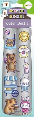 Naklejki Water Bottle Kapibara 83x286