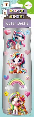 Naklejki Water Bottle Unicorns 83x286