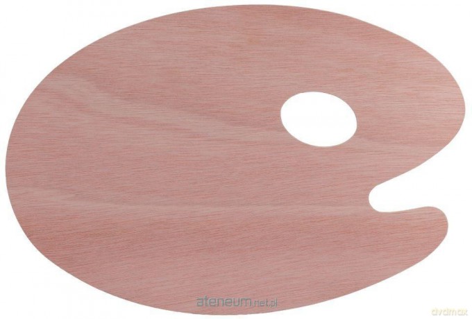 Paletka do malowania drewniana 20x30 cm