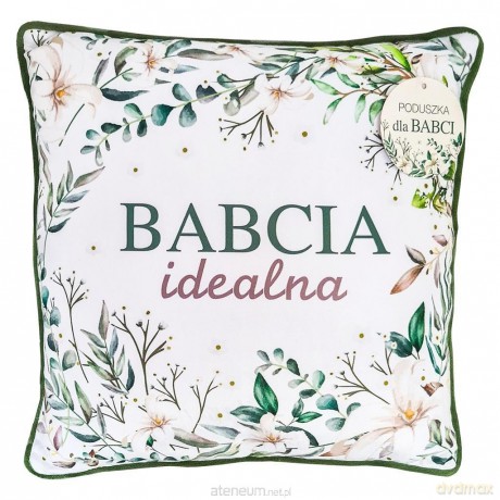 Poduszka zielona - Babcia idealna