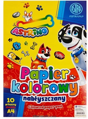 Zeszyt papierów kolorowych nabłyszczanych (10szt)