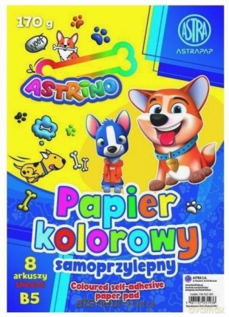 Zeszyt papierów kolorowych nabłyszczanych (10szt)