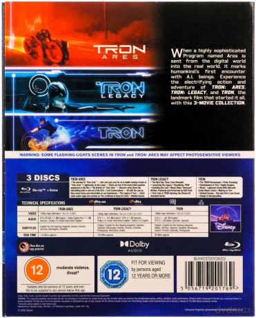 Disney's Tron 3 Movie Collection [3xBlu-Ray]