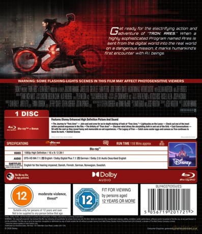 Disney's Tron Ares [Blu-Ray]