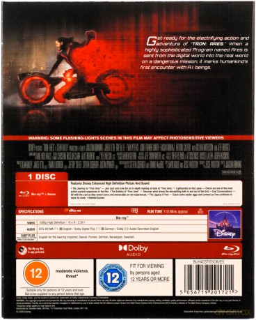 Disney's Tron Ares [Blu-Ray]