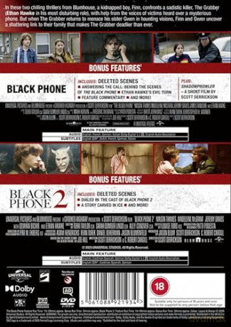 The Black Phone 1&2 [2DVD]