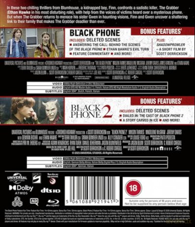 The Black Phone 1&2 [2xBlu-Ray]