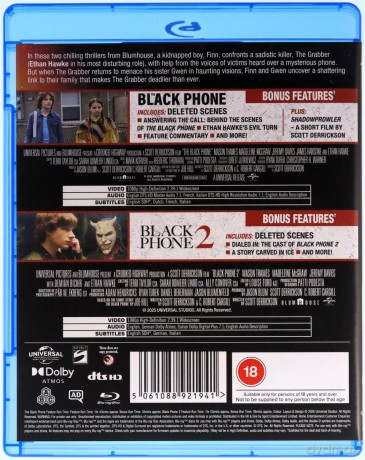The Black Phone 1&2 [2xBlu-Ray]