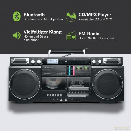 Boombox M-380 GB czarny
