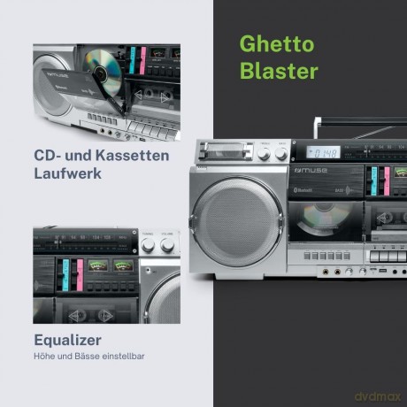 Boombox M-380 GBS srebrny