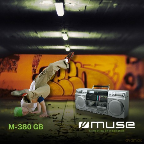 Boombox M-380 GBS srebrny