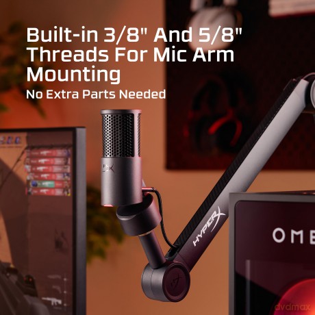 Mikrofon HyperX SoloCast 2 czarny - AR0A0AA