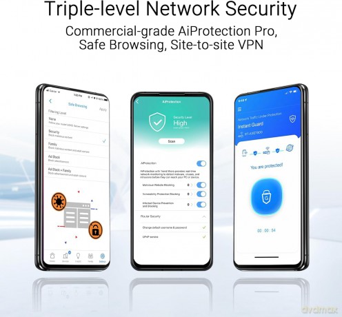 Router ZenWiFi BT8(3-pak)Wireless BE14000 Tri Band 2.5Gigabit
