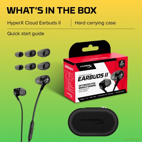 Słuchawki Cloud Earbuds II BLK 70N24AA