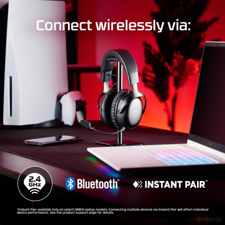 Słuchawki HyperX Cloud III bezprzewodowe czarne gaming A59YZAA