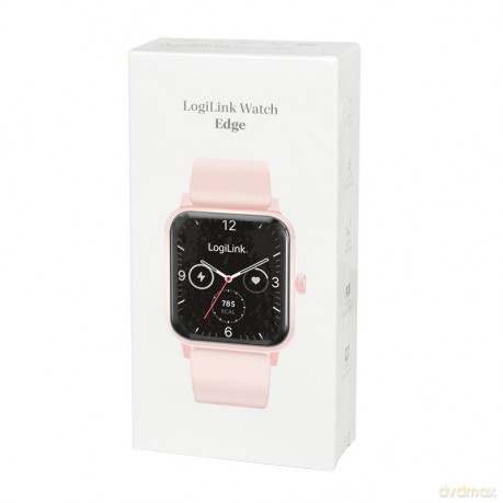 Smartwatch LCD, BT5.2 IP68, różowy