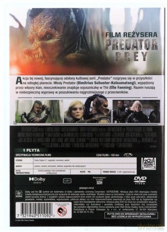 Predator: Strefa zagrożenia [DVD]