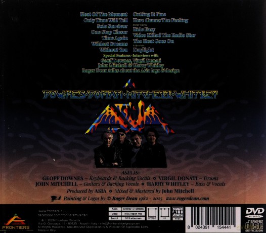 Asia: Live In England Cddvd (digipack) [CD]+[DVD]