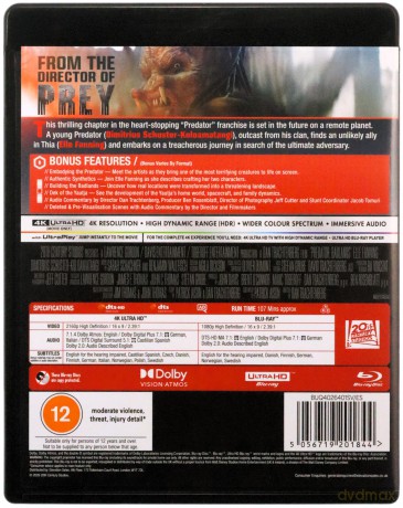 Predator: Strefa zagrożenia [Blu-Ray 4K]+[Blu-Ray]