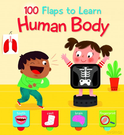 100 Flaps to Learn: Human body - YoYo [KSIĄŻKA]