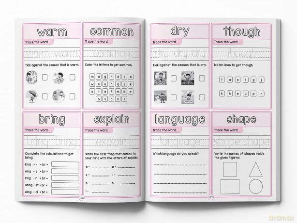 1000 Fry's Sight Words: Learn to Read Activity Book for Kids: Learn to Read Activity Book for Kids, 1000+ Interactive Activities [KSIĄŻKA]